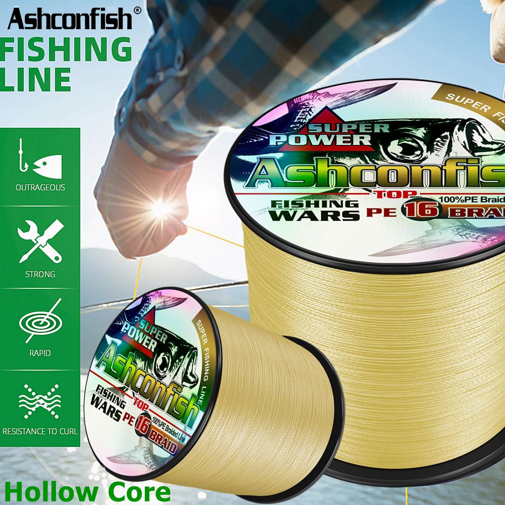 Ice Fishing Line - Ashconfish senar pancing kepang Jepang, tali